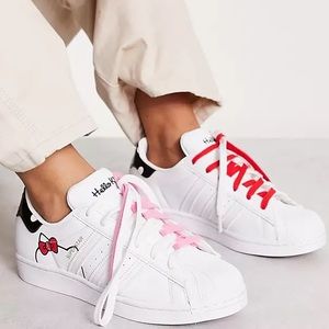 Adidas Superstar Hello Kitty | Color: White/Pink | 6.5 NWB